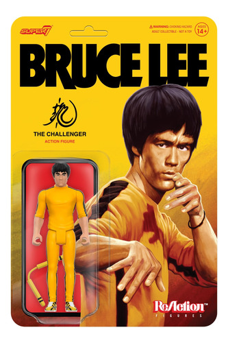 Super7 Bruce Lee The Challenger - Figura De Accion De Bruce 