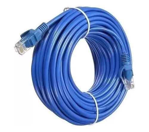 Cabo De Rede 30m Ethernet Lan Rj45 Cat5e C/ 30 Metros