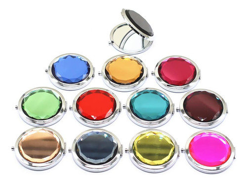 Tang Song 12pcs Different Colors Double Compact Cosmetic Mak