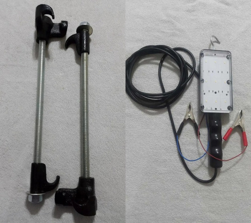 Prensa Espirales Mc Pherson + Lampara Portatil C/ 9 Leds 12v