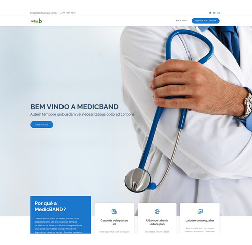 Medicband - Tema Wordpress Médico, Saúde E Clínica