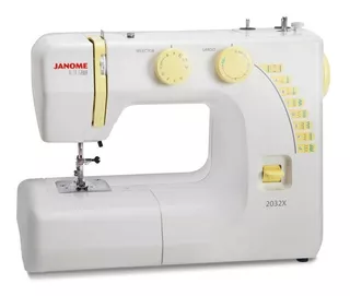 Máquina de coser recta Janome 2032X portable blanca 220V