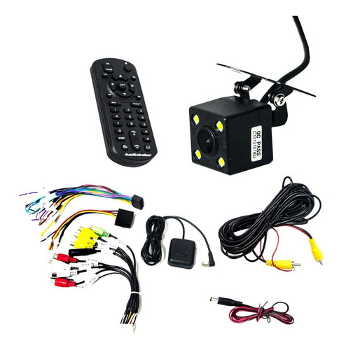 Autoestereo Pantalla Bluetooth Audiobahn Aa710 Mirror Link Color Negro