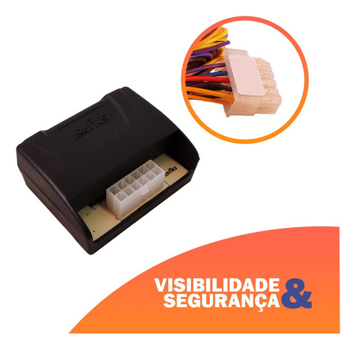 Módulo Para Reboque Fks Mr200 5s Com Entrada Para Luz De Ré