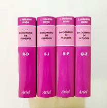 Comprar Diccionario De Filosofía (4 Tomos ), De Ferrater Mora. Editorial Ariel Filosofía, Tapa Dura En Español, 2004