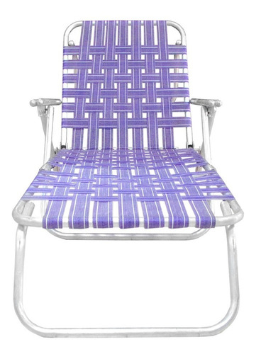 Silla Cama Plegable Playera Aluminio Nylon Ecology