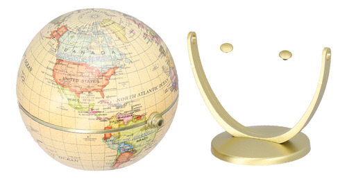 Minimapamundi, Diseño De Globo Terráqueo, Edición En Inglés,
