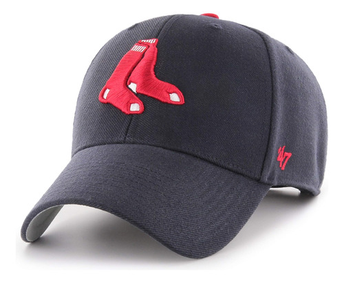 47 Mlb Boston Red Sox Juke Mvp Gorra Ajustable, Azul Marino