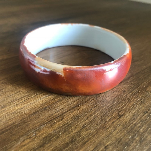 Imagem 5 de 6 de Kit 4 Pulseiras Porcelana Pintadas A Mão