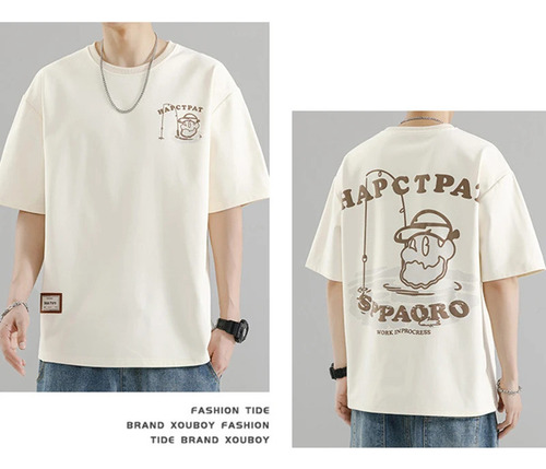 Camisetas Informales Con Hombros Descubiertos Para Hombre De