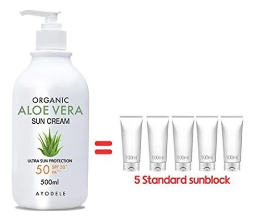 Ayodele Aloe Vera Spf50+ Pa+++ Protector Solar Para Cuerpo Y