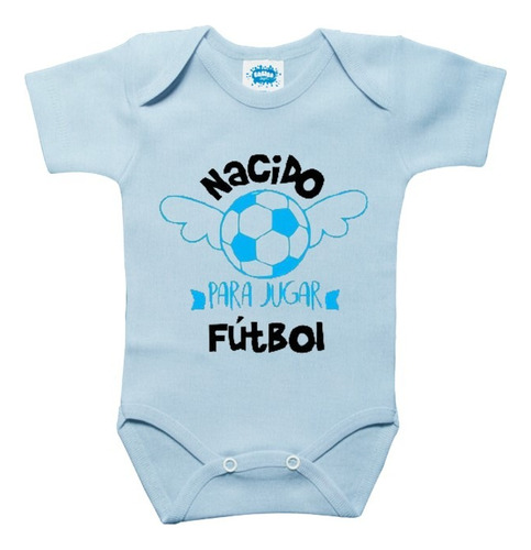 Pilucho O Body Estampado Nacido Para Jugar Futbol