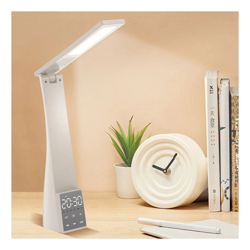 Lámpara Led De Escritorio Con Despertador, Temperatura Conti