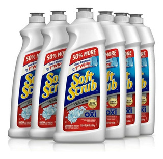 Soft Scrub Limpiador Multiusos De Cocina Y Bano Con Oxi, 36