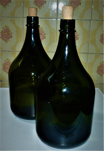 Botellon Damajuana De 3 Lts. Decorativo Envio A Todo El Pais