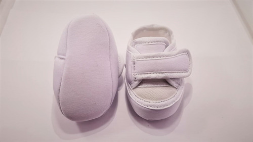 Imagem 10 de 10 de Tênis Bebê Unisex, Tam 13 Ao 17 Sapatinho Batizado Branco