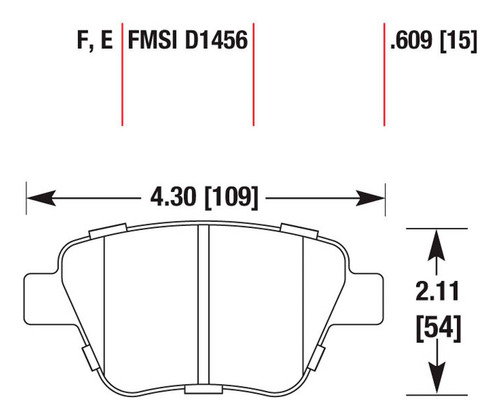 Balatas Disco  Trasera Para Volkswagen Beetle  2.0t 2015