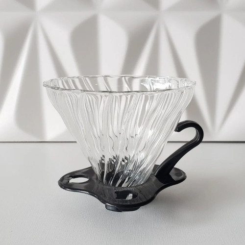 Coador De Café Pour Over Vidro V-02 Médio Tipo Hario V60