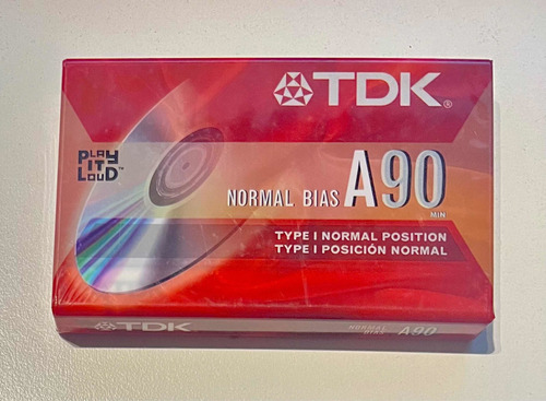 Cassette Tdk A90 Nuevo