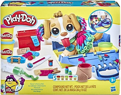 Play-doh Kit Veterinario Con Cachorro, Juego De Masilla