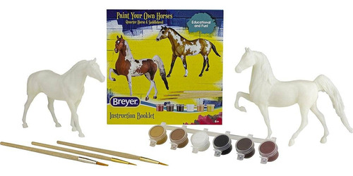 Juego De 2 Caballos Para Pintar Quarter Horse Y Saddlebred