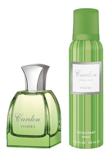 Perfume Mujer Cardon Viajera Edp 100 Ml + Deo 123 Ml 