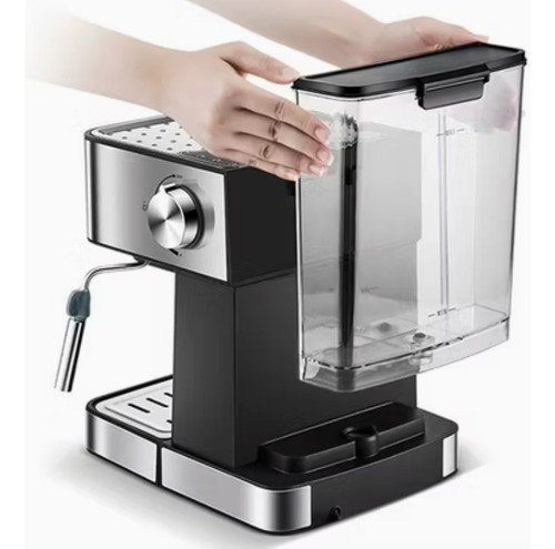 Cafetera Express Sokany 850w 1.6l Acero Inoxidable Pro Plate Plateado