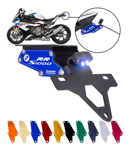 Portamatricula Rebatibles Bmw S1000rr 2010-2015 Mk Motos