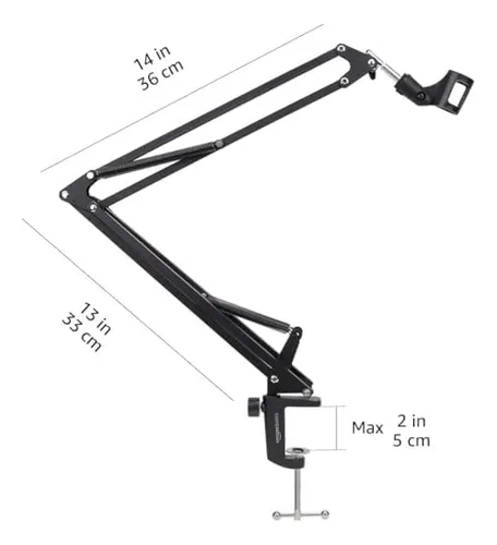 Soporte Básico De Micrófono Ajustable, Filtro Pop, Parabrisa