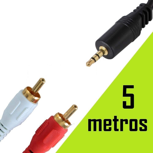 Cable De Audio 2x1 De 5 Metros