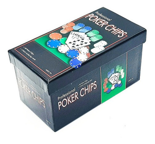 Juego Poker Set 60 Fichas De 3 Colores + Baraja Bcg No 92