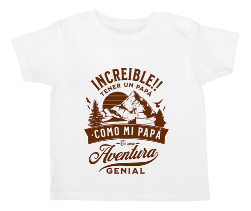 Playera De Bebé Regalo Día Del Padre Aventura Papa Hijo