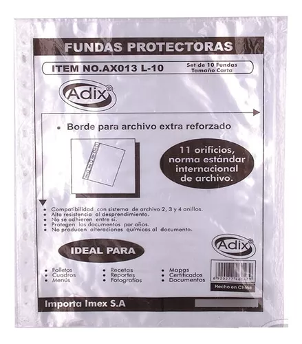 Archivador Catalogo A4 2 Aros 2.0'' Blanco 500 Hojas