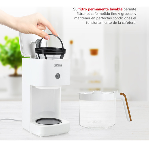 Cafetera De Filtro 1,5 Lts Th-134b