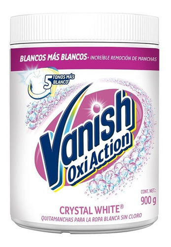 Quitamanchas Para Ropa Vanish Oxi Action Crystal White 900g