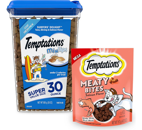 Temptations Bundle Pack | Mixups Crunchy And Soft Cat Treats