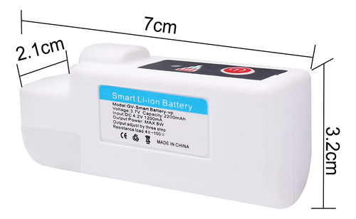 Qilove Paquete De Batería Recargable Para Calcetines Calefac