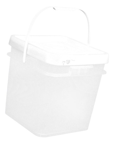Cubo Cuadrado Para Almacenamiento De Alimentos, Cubo Claro