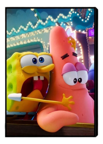5d: 1 Pintura De Diamantes 5d Diy 60 X 40 Cm - Bob Esponja