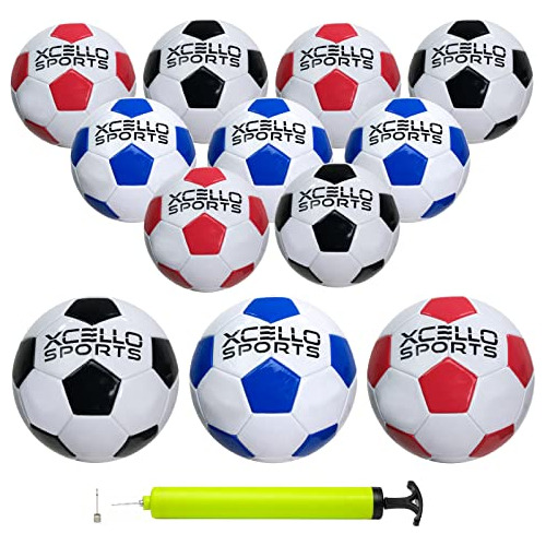 Xcello Sports Soccer Ball Tamaño 4 Gráficos Surtidos (navy,