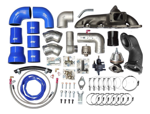 Kit Turbo Fiat Marea 5 Cil. 2.4 20v Col Adm. Orig S/ Turbina