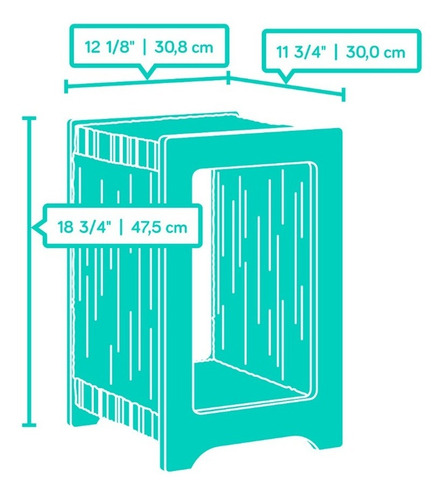 Imagen 3 de 4 de Mueble Rascador Para Gatos 418285