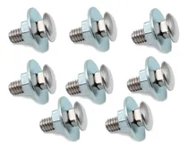 Comprar Kit 8 Tornillos Defensas Cromado Negros Vw Sedan Vocho