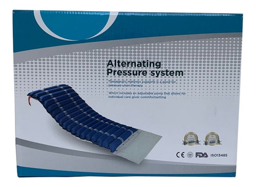 Imagen 4 de 4 de Colchon Antiescaras Celdas Tubulares Hasta 145 Kg Con Motor