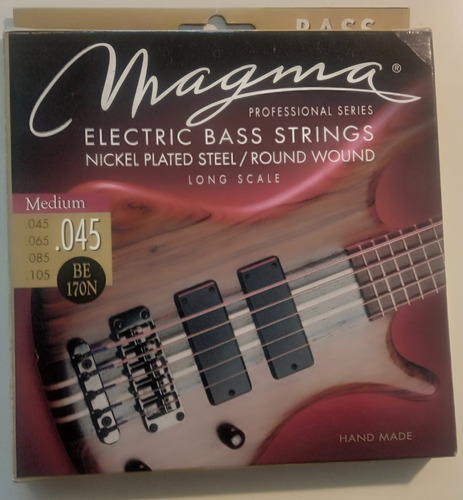 Cuerdas De Bajo Magma Nickel Profesional Series .045/.105