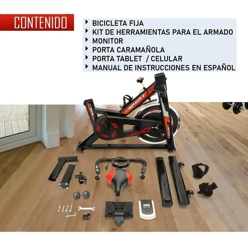 Bicicleta fija de piso sales