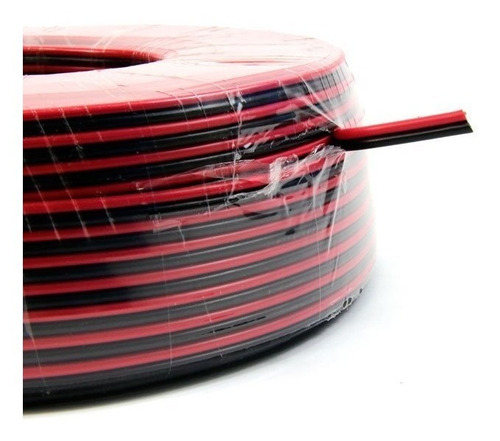 Imagen 2 de 5 de Cable Alambre 100mt Audio Rojo Negro Parlante #16 #20 #24