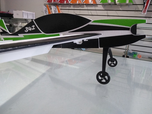 Aeromodelo Elétrico Sbach Isopor T5 Perfilado 95cm de asa Horizon Ccom Linkagem e trem de pouso Cor Verde
