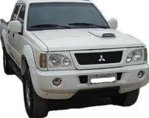Imagem 4 de 7 de Kit Moldura Farol + Pisca L-200 Quadrada Gl/gls 2001/2006