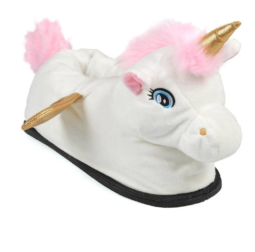 Pantuflas Blanca Unicornio Liviana Niña Niño Gummi Pp Pink/t